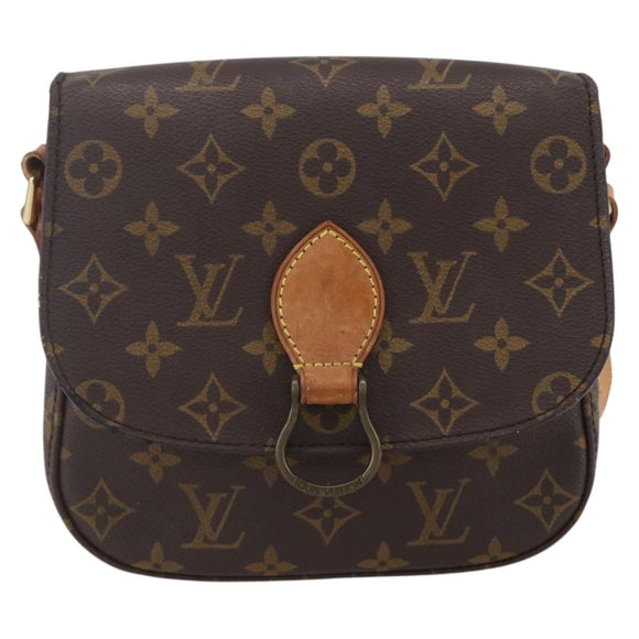 LOUIS VUITTON Monogram Saint Cloud MM Shoulder Bag M51243 LV Auth BA7852