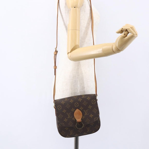 LOUIS VUITTON Monogram Saint Cloud MM Shoulder Bag M51243 LV Auth BA7852