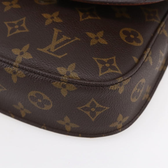 LOUIS VUITTON Monogram Saint Cloud MM Shoulder Bag M51243 LV Auth BA7853
