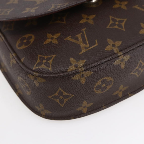 LOUIS VUITTON Monogram Saint Cloud MM Shoulder Bag M51243 LV Auth BA7853