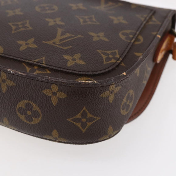 LOUIS VUITTON Monogram Saint Cloud MM Shoulder Bag M51243 LV Auth BA7853