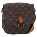 LOUIS VUITTON Monogram Saint Cloud MM Shoulder Bag M51243 LV Auth BA7854-1