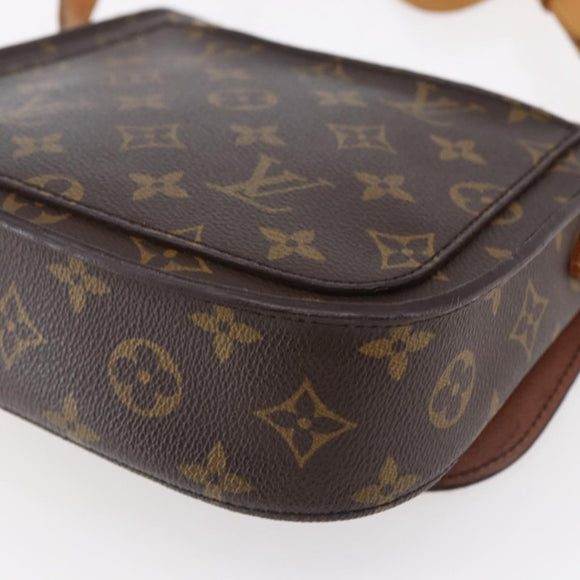 LOUIS VUITTON Monogram Saint Cloud MM Shoulder Bag M51243 LV Auth BA7854