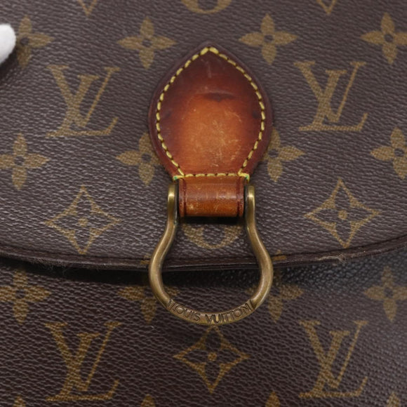 LOUIS VUITTON Monogram Saint Cloud MM Shoulder Bag M51243 LV Auth BA7854