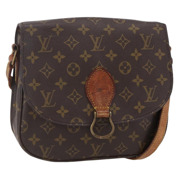 LOUIS VUITTON Monogram Saint Cloud GM Shoulder Bag M51242 LV Auth BA7855