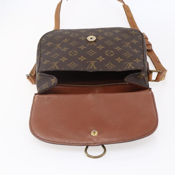 LOUIS VUITTON Monogram Saint Cloud GM Shoulder Bag M51242 LV Auth BA7855