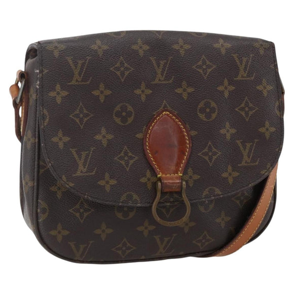 LOUIS VUITTON Monogram Saint Cloud GM Shoulder Bag M51242 LV Auth BA7856