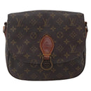 LOUIS VUITTON Monogram Saint Cloud GM Shoulder Bag M51242 LV Auth BA7856-13