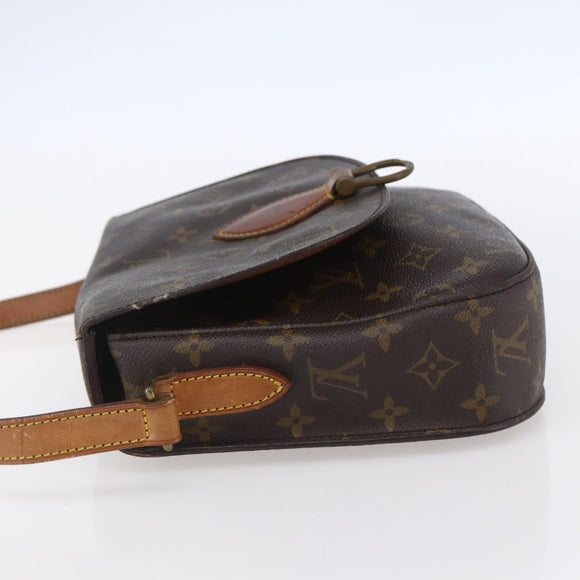 LOUIS VUITTON Monogram Saint Cloud GM Shoulder Bag M51242 LV Auth BA7856