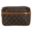 LOUIS VUITTON Monogram Compiegne 23 Clutch Bag M51847 LV Auth BA7865-2