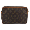 LOUIS VUITTON Monogram Compiegne 23 Clutch Bag M51847 LV Auth BA7865-3
