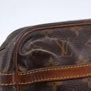 LOUIS VUITTON Monogram Compiegne 28 Clutch Bag M51845 LV Auth BA7866-9