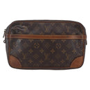 LOUIS VUITTON Monogram Compiegne 28 Clutch Bag M51845 LV Auth BA7866-13