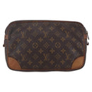 LOUIS VUITTON Monogram Compiegne 28 Clutch Bag M51845 LV Auth BA7866-2