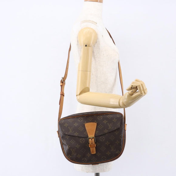 LOUIS VUITTON Monogram Jeune Fille GM Shoulder Bag M51225 LV Auth BA7869