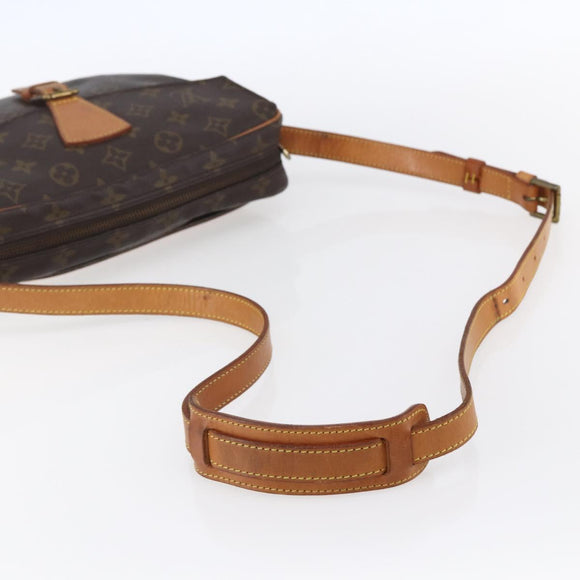 LOUIS VUITTON Monogram Jeune Fille GM Shoulder Bag M51225 LV Auth BA7869