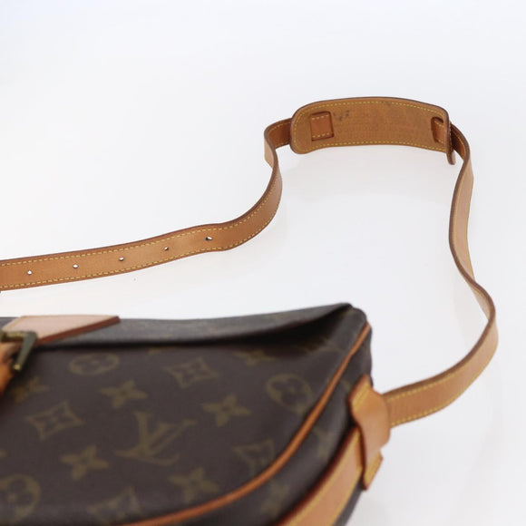 LOUIS VUITTON Monogram Jeune Fille GM Shoulder Bag M51225 LV Auth BA7869