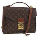 LOUIS VUITTON Monogram Monceau 28 Hand Bag M51185 LV Auth BA7872-1