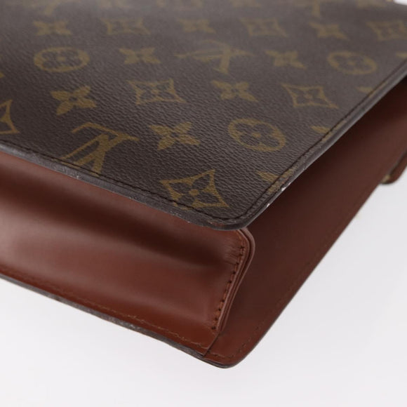 LOUIS VUITTON Monogram Monceau 28 Hand Bag M51185 LV Auth BA7872