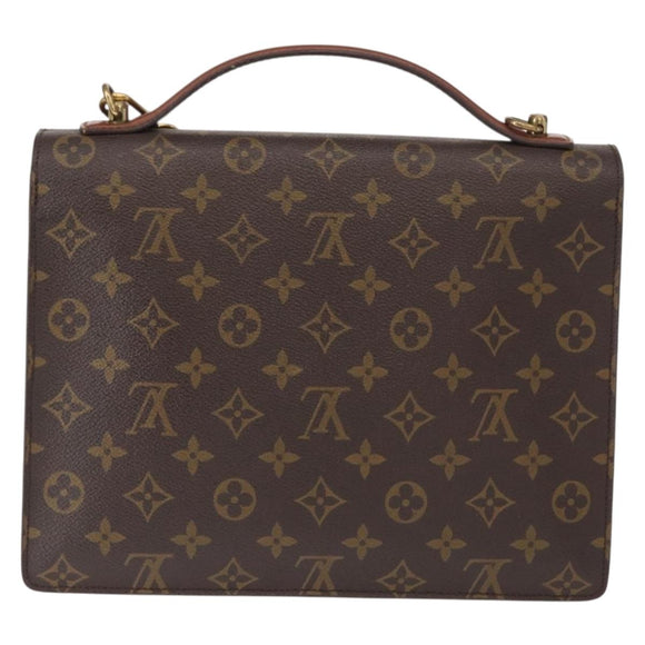 LOUIS VUITTON Monogram Monceau 28 Hand Bag M51185 LV Auth BA7872