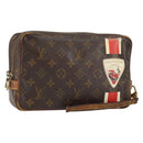 LOUIS VUITTON Monogram China Run Clutch Bag M41432 LV Auth BA7875-1