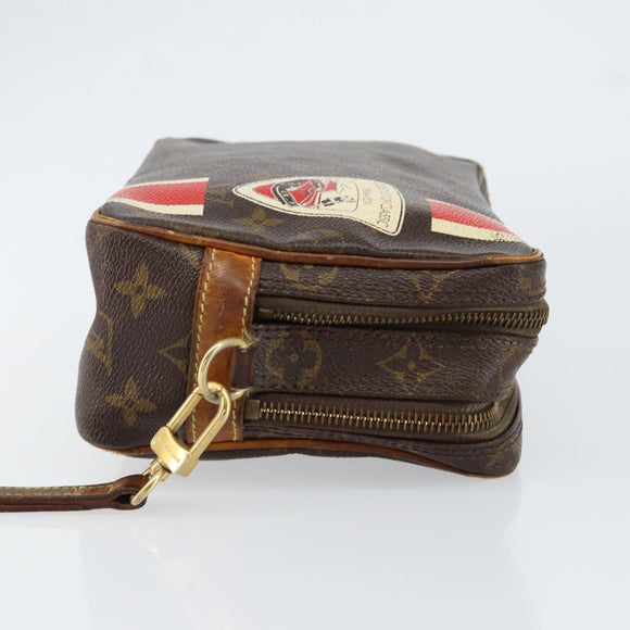 LOUIS VUITTON Monogram China Run Clutch Bag M41432 LV Auth BA7875