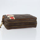 LOUIS VUITTON Monogram China Run Clutch Bag M41432 LV Auth BA7875-5