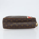 LOUIS VUITTON Monogram China Run Clutch Bag M41432 LV Auth BA7875-6