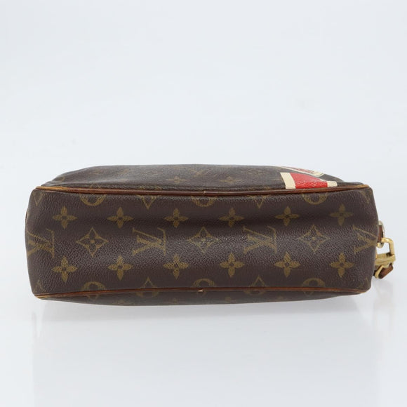 LOUIS VUITTON Monogram China Run Clutch Bag M41432 LV Auth BA7875
