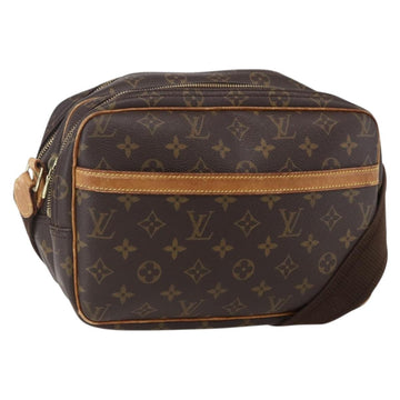 LOUIS VUITTON Monogram Reporter PM Shoulder Bag M45254 LV Auth BA7878