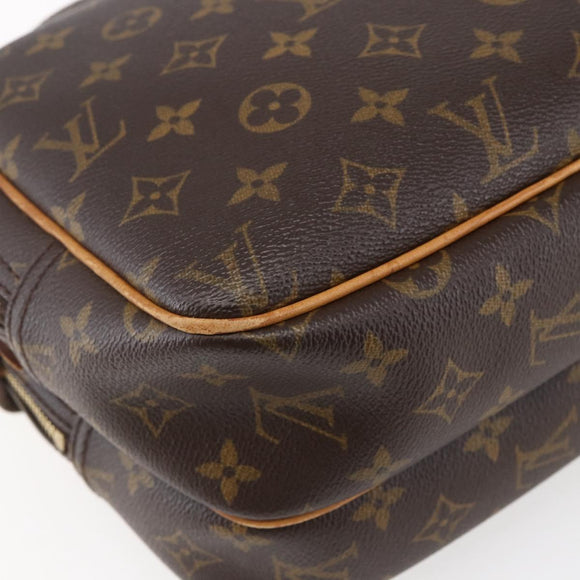 LOUIS VUITTON Monogram Reporter PM Shoulder Bag M45254 LV Auth BA7878
