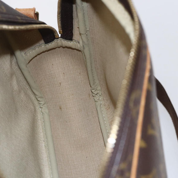 LOUIS VUITTON Monogram Reporter PM Shoulder Bag M45254 LV Auth BA7878