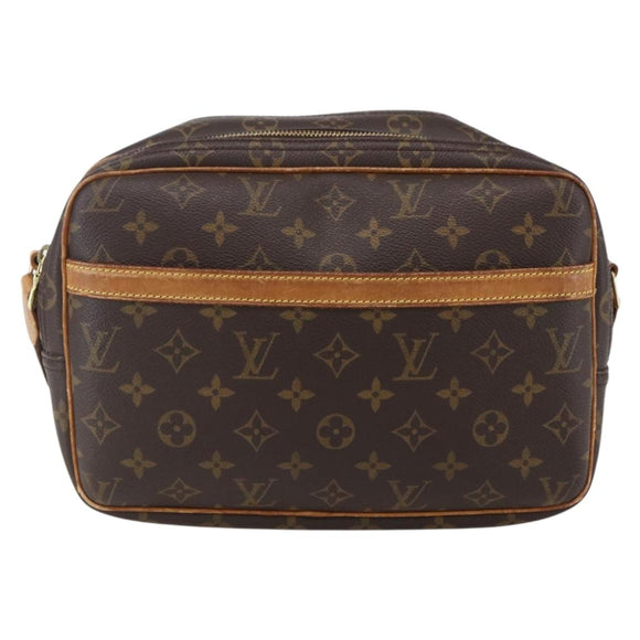 LOUIS VUITTON Monogram Reporter PM Shoulder Bag M45254 LV Auth BA7878