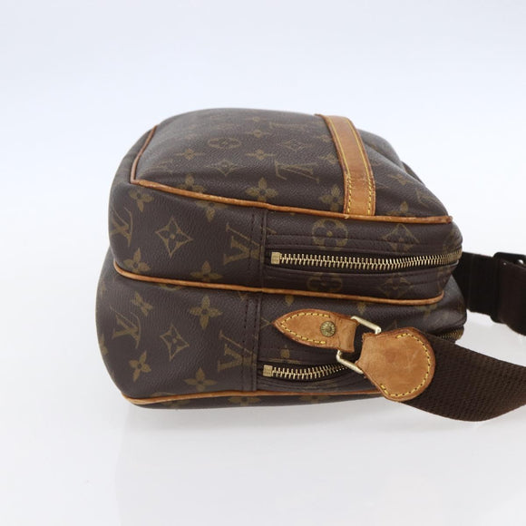 LOUIS VUITTON Monogram Reporter PM Shoulder Bag M45254 LV Auth BA7878