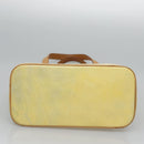 LOUIS VUITTON Monogram Vernis Houston Hand Bag Baby Blue M91005 LV Auth BA788-11