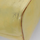 LOUIS VUITTON Monogram Vernis Houston Hand Bag Baby Blue M91005 LV Auth BA788-14