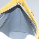 LOUIS VUITTON Monogram Vernis Houston Hand Bag Baby Blue M91005 LV Auth BA788-20