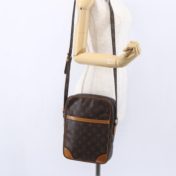 LOUIS VUITTON Monogram Danube MM Shoulder Bag M45264 LV Auth BA7880