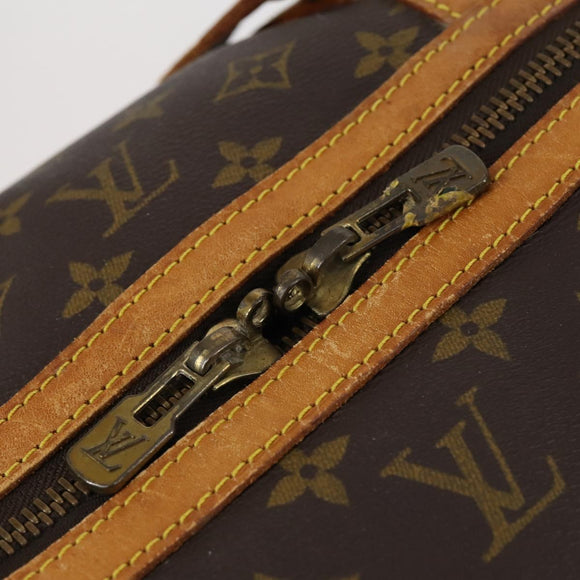 LOUIS VUITTON Monogram Sac Souple 55 Boston Bag M41622 LV Auth BA7892