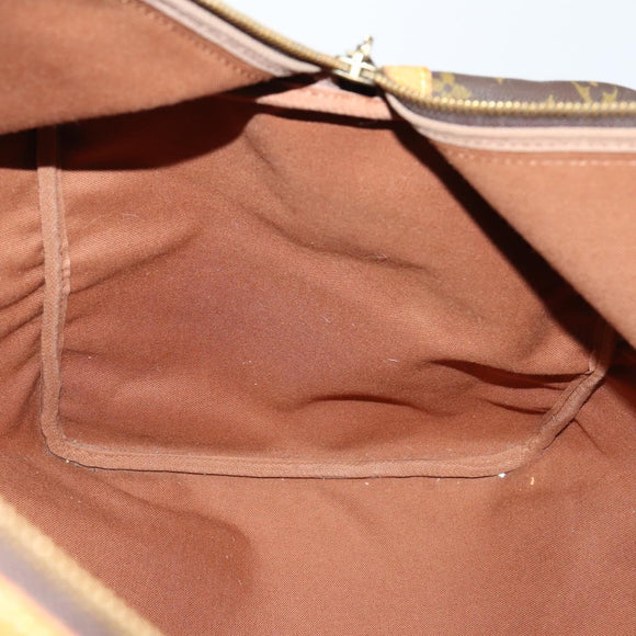 LOUIS VUITTON Monogram Sac Souple 55 Boston Bag M41622 LV Auth BA7892