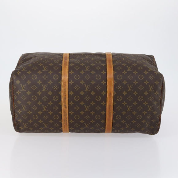 LOUIS VUITTON Monogram Sac Souple 55 Boston Bag M41622 LV Auth BA7892