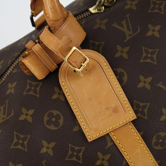 LOUIS VUITTON Monogram Keepall 55 Boston Bag M41424 LV Auth BA7893