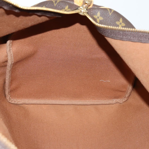 LOUIS VUITTON Monogram Keepall 55 Boston Bag M41424 LV Auth BA7893