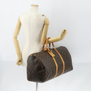 LOUIS VUITTON Monogram Keepall 55 Boston Bag M41424 LV Auth BA7893-22