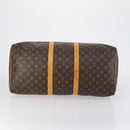LOUIS VUITTON Monogram Keepall 55 Boston Bag M41424 LV Auth BA7893-5