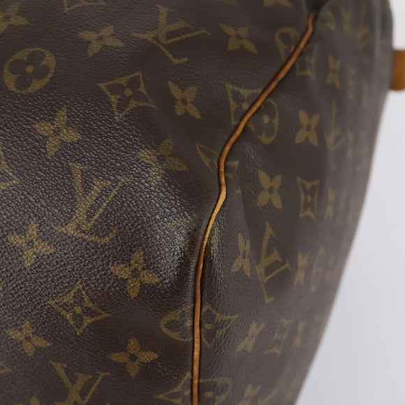 LOUIS VUITTON Monogram Keepall 55 Boston Bag M41424 LV Auth BA7894