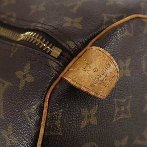 LOUIS VUITTON Monogram Keepall 55 Boston Bag M41424 LV Auth BA7894