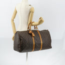 LOUIS VUITTON Monogram Keepall 55 Boston Bag M41424 LV Auth BA7894-22