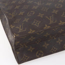 LOUIS VUITTON Monogram Sac Plat Hand Bag M51140 LV Auth BA7898-16