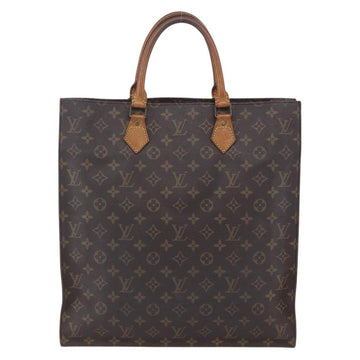 LOUIS VUITTON Monogram Sac Plat Hand Bag M51140 LV Auth BA7898 - 0